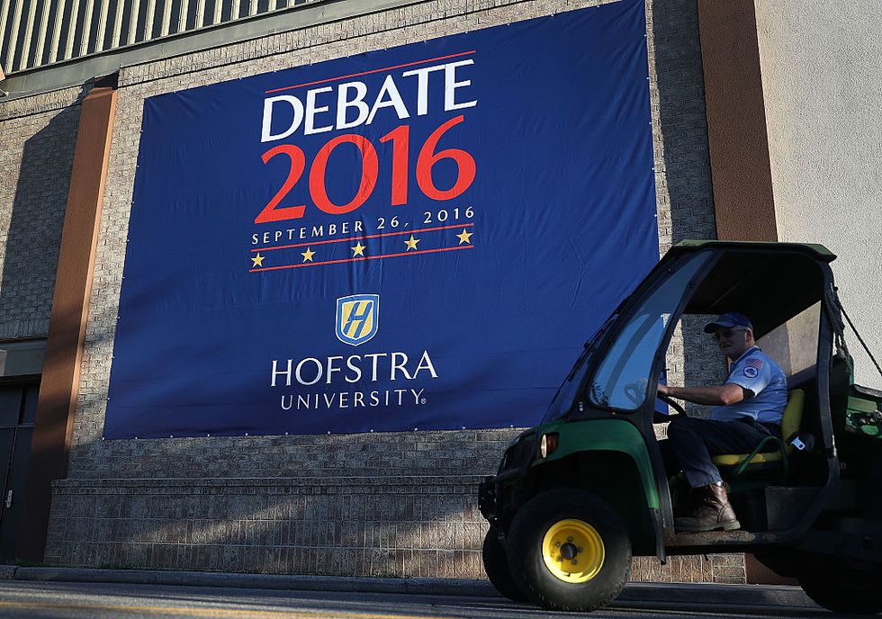 Ringside seats for the first presidential debate?