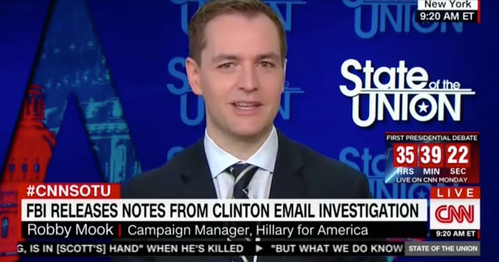 Clinton campaign manager dodges questions about the 'Hillary cover-up operation' revealed in FBI notes
