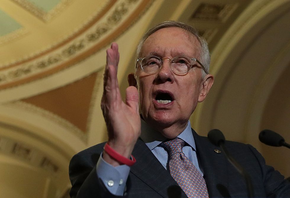 Harry Reid takes to Senate floor to slam 'racist' Trump ahead of first presidential debate