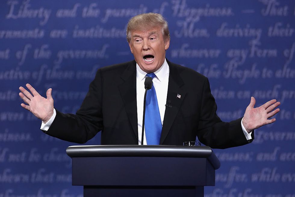 Trump’s two-word response to Clinton’s assertion that he’d blame her for ‘everything that’s ever happened\