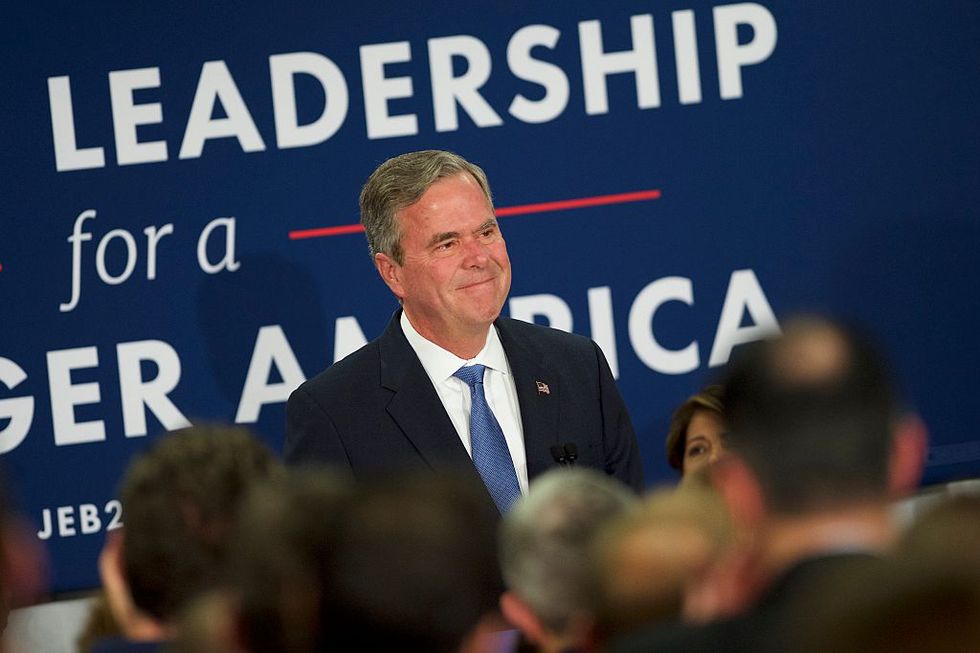 Report: Jeb Bush suggests voting for Gary Johnson in November