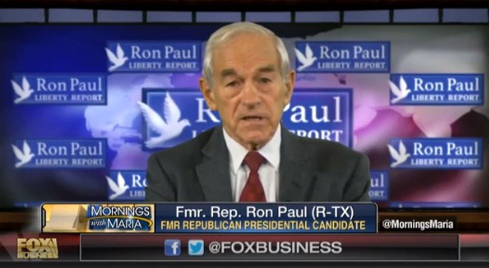 Ron Paul says he is 'disappointed' in Gary Johnson, suggests he may vote for Jill Stein