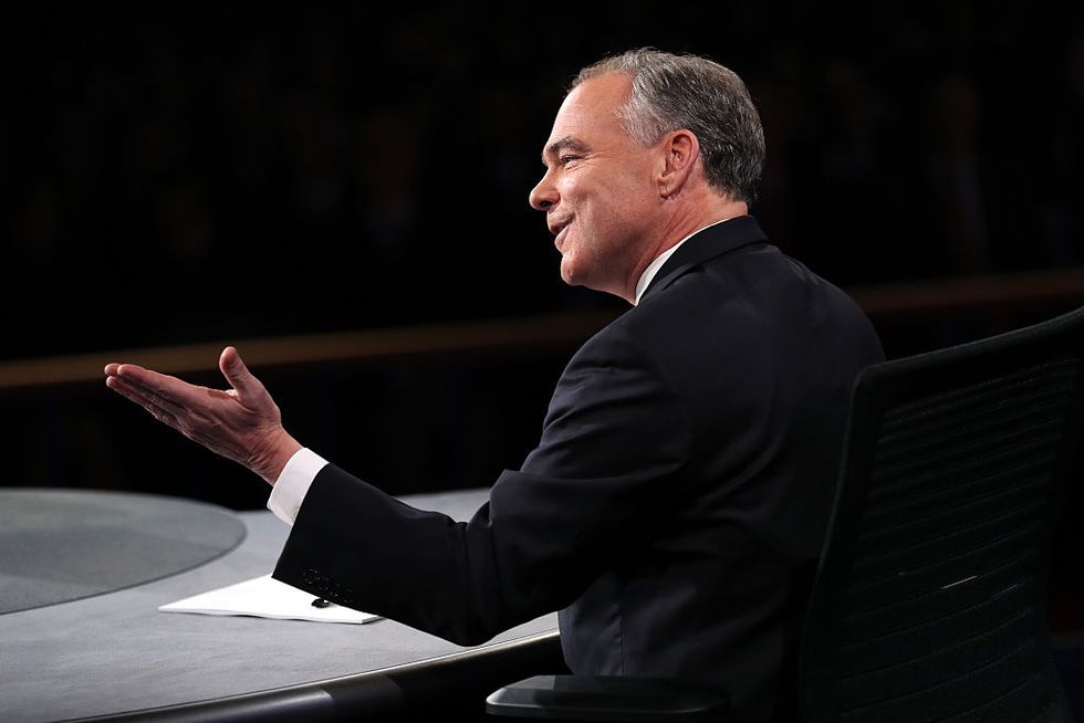 Twitter rebukes Kaine for saying he has 'scar tissue' from deadly Virginia Tech shooting