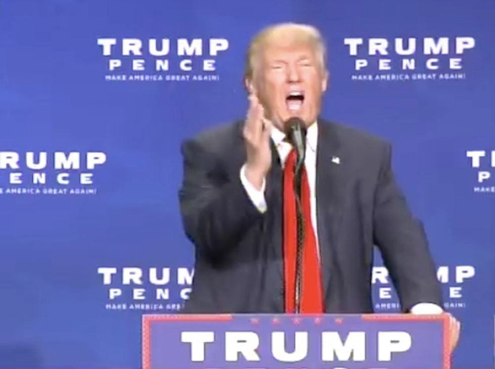 Trump butchers the pronunciation of a certain state: 'Nobody says it the other way.