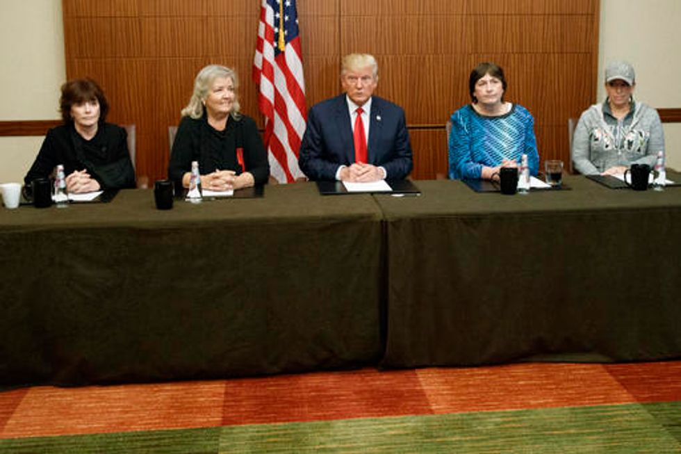 Trump holds press conference with Bill Clinton rape accusers