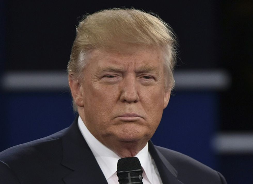 Trump answers for comments about women, bemoans ‘one-on-three’ debate