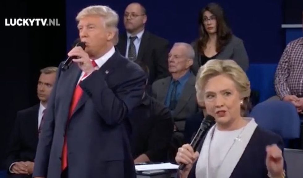 Watch Hillary Clinton and Donald Trump's debate duet with this 'Dirty Dancing' classic