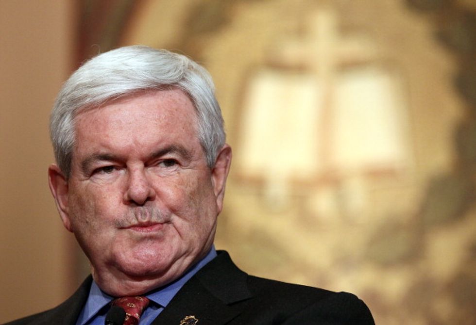 Newt Gingrich says 'little Trump is, frankly, pathetic