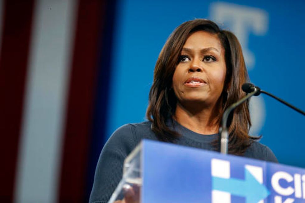 Michelle Obama: Calling Trump's comments 'locker-room talk' is an 'insult to decent men