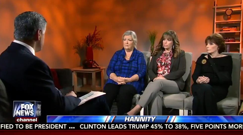 Hannity asks Bill Clinton assault accusers if they've been contacted by the press — see their response