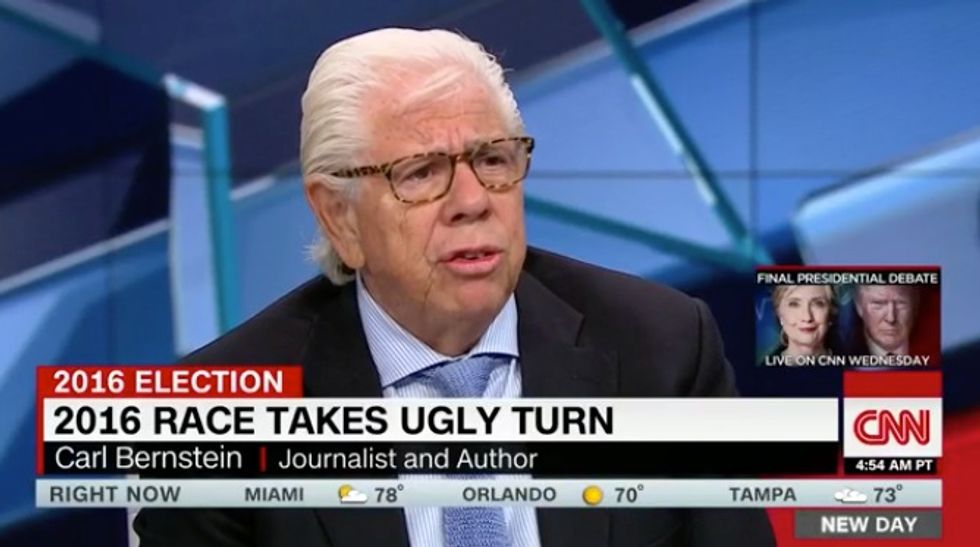 Veteran journalist Carl Bernstein: Clinton is a 'terrible candidate,' would 'probably lose' if she weren't running against Trump