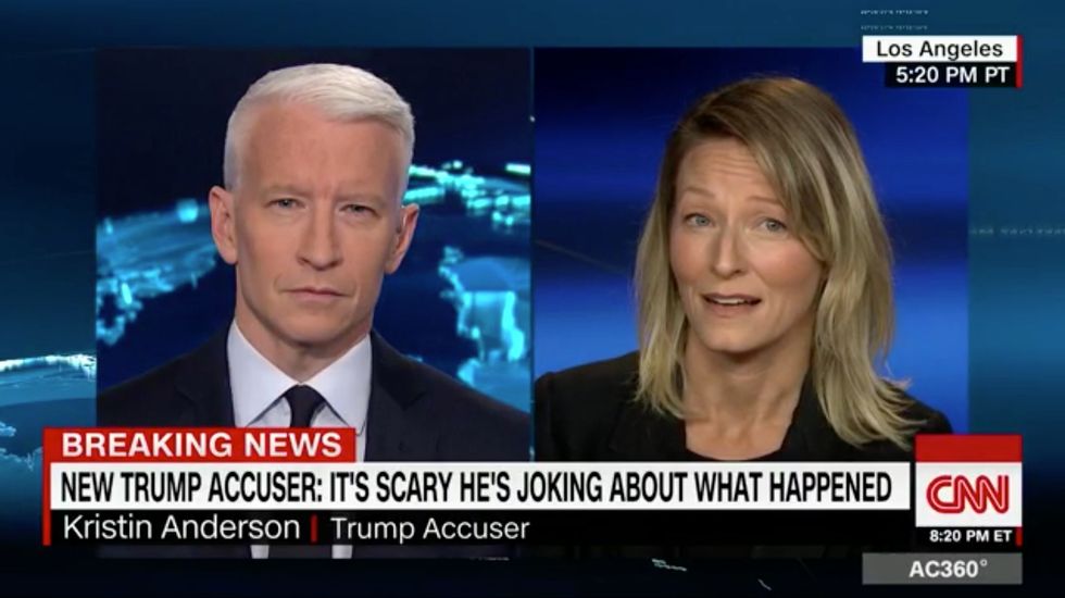 Trump accuser insists coming forward is not about politics: 'I'm pretty terrified with both candidates