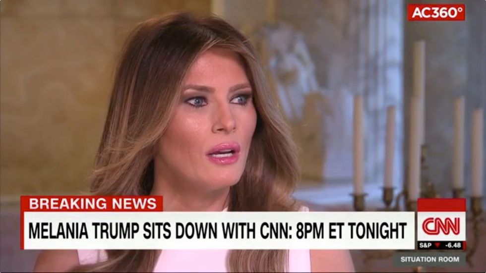 Melania Trump: My husband was 'egged on' when he made lewd comments about women in 2005
