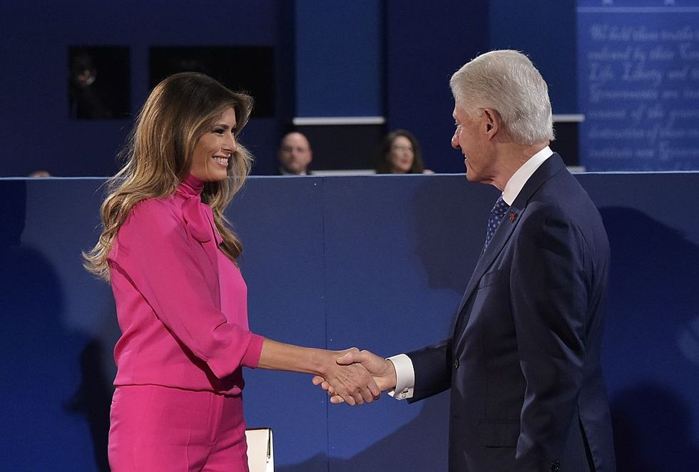 Report: Clinton campaign requests spouses not shake hands ahead of Vegas debate