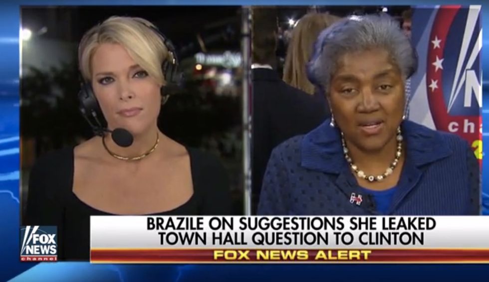 Christian woman' Donna Brazile calls Megyn Kelly's intense grilling over leaked info to Clinton campaign 'persecution
