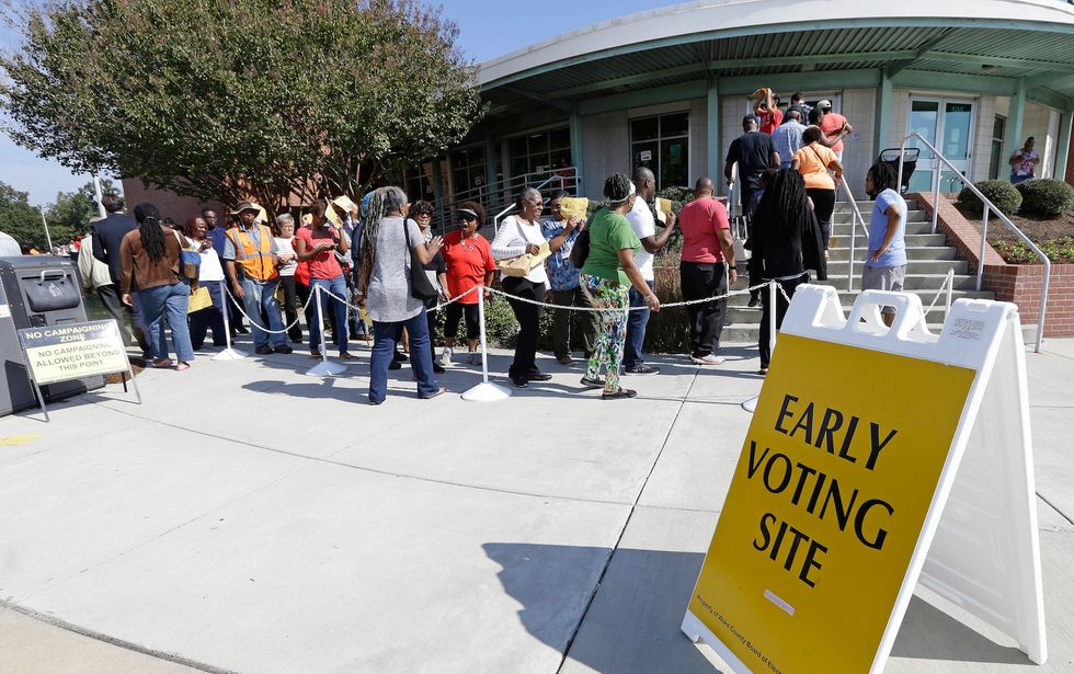 Early voting results contain good news for both Clinton and Trump 