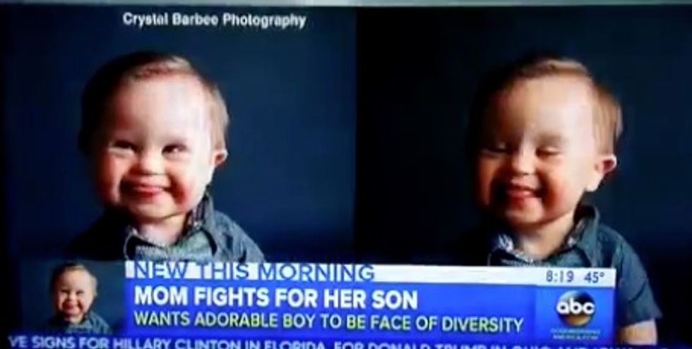 Mom fights for inclusive advertising after images of her son with Down syndrome were rejected by modeling agency 