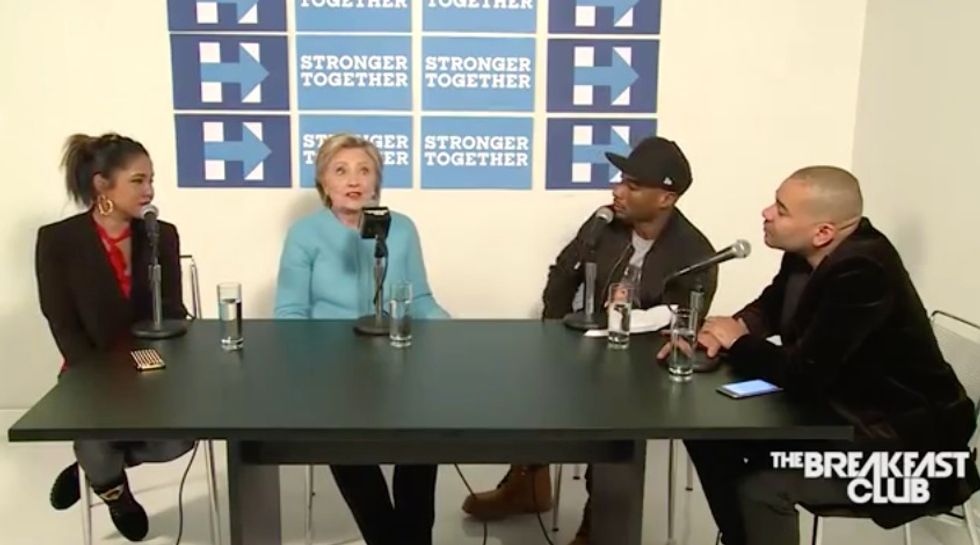 Clinton wants to have a 'big national dance' to bring the country together after the election