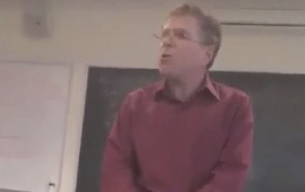 Math professor caught on video getting political during class: 'I'm not gonna tell you who to vote for, but...