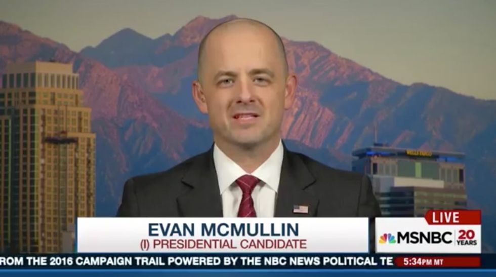 Surging in Utah, Evan McMullin says he can win Idaho and Wyoming, too