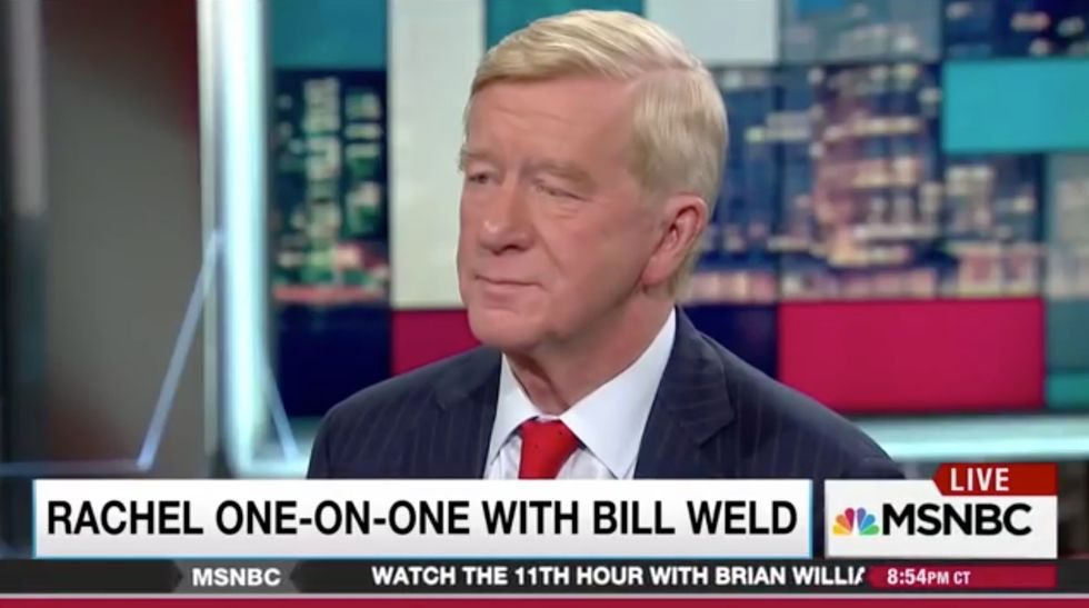Libertarian VP nominee Bill Weld says he's 'vouching' for Clinton: 'It's high-time somebody did