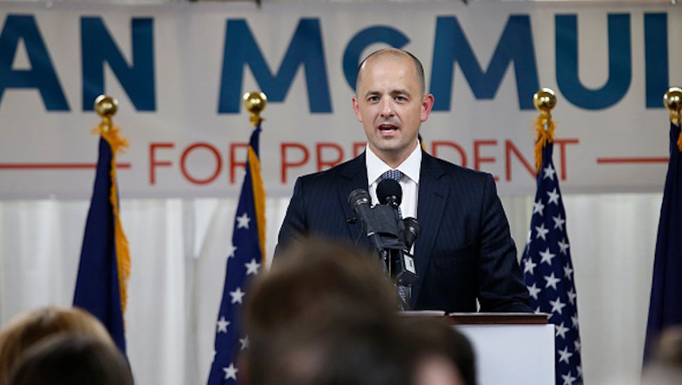 Evan McMullin campaign blames Trump for white nationalist's 'homosexual' attack