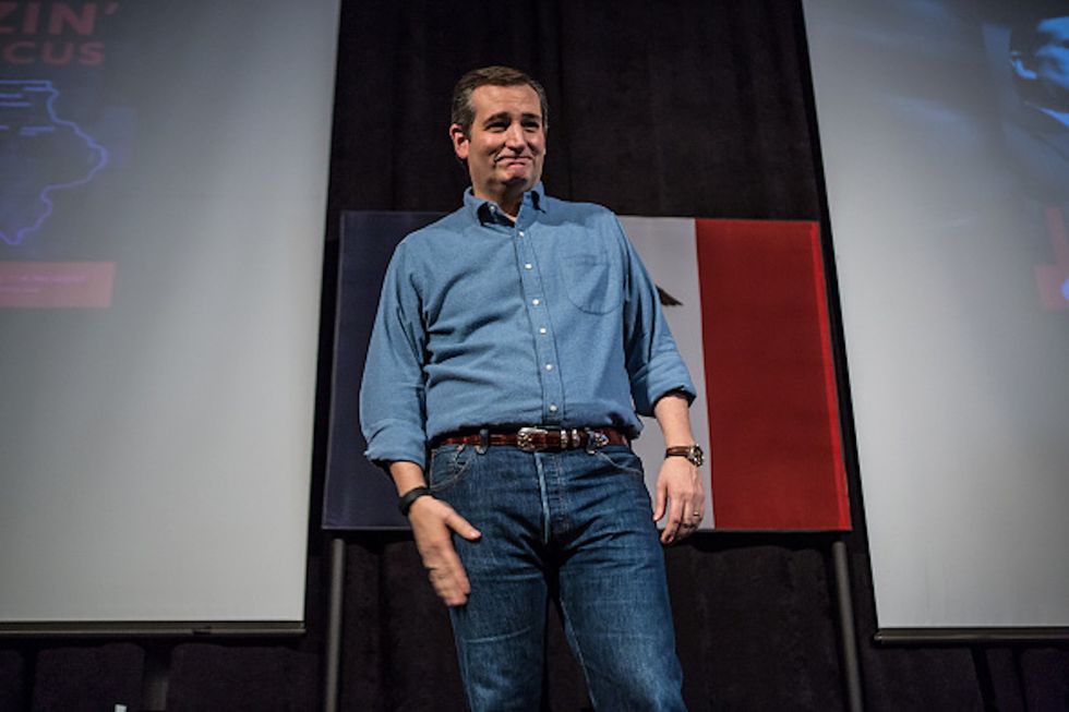 Cruz declines to mention Trump’s name once as he campaigns for the GOP nominee