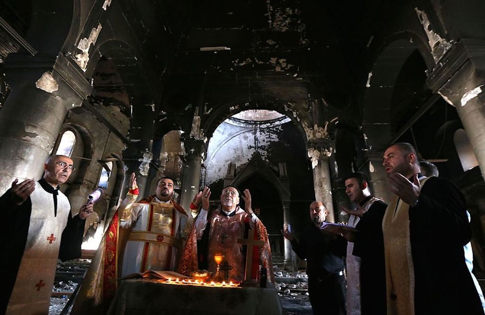 Iraqi church now ‘free’ from ISIS celebrates mass for the first time in over two years