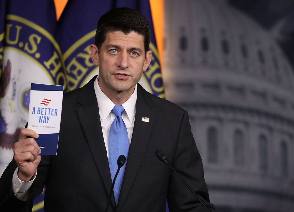 Paul Ryan urges all Americans to vote for Trump and Republicans