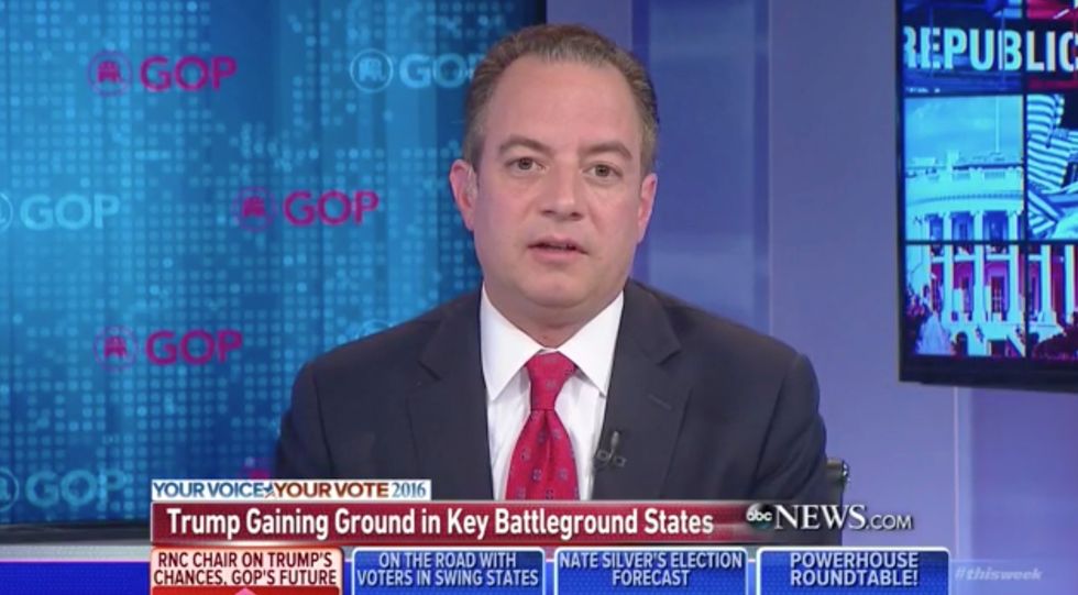 RNC Chairman Reince Priebus: If Donald Trump wins Michigan then 'it's all over' for Clinton