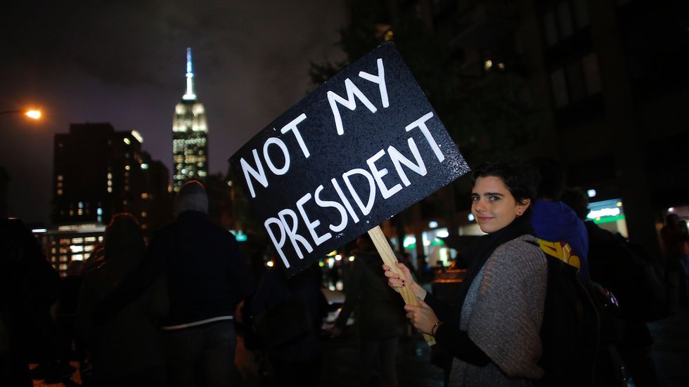 Liberals waste no time in protesting election results