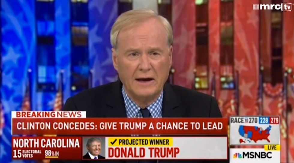 Chris Matthews: ‘Standing on this earth’ is hard following Trump’s victory