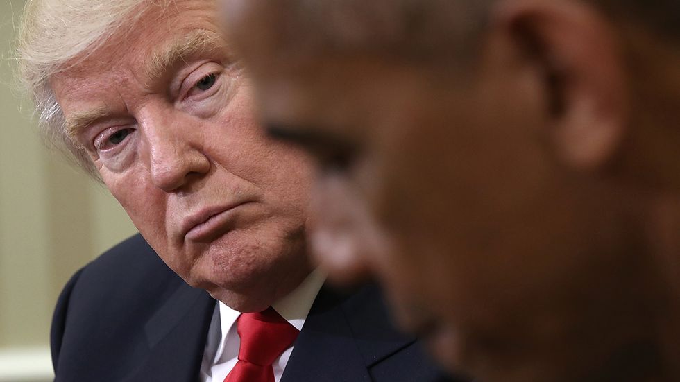 Obama and Trump hold meeting to begin exchange of power