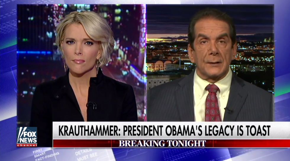 Krauthammer: Now that Trump will be president, 'Obama's legacy is toast