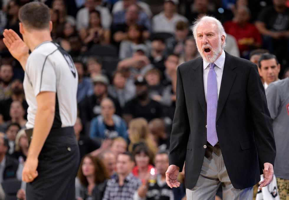 San Antonio Spurs coach Gregg Popovich is really unhappy that Donald Trump won