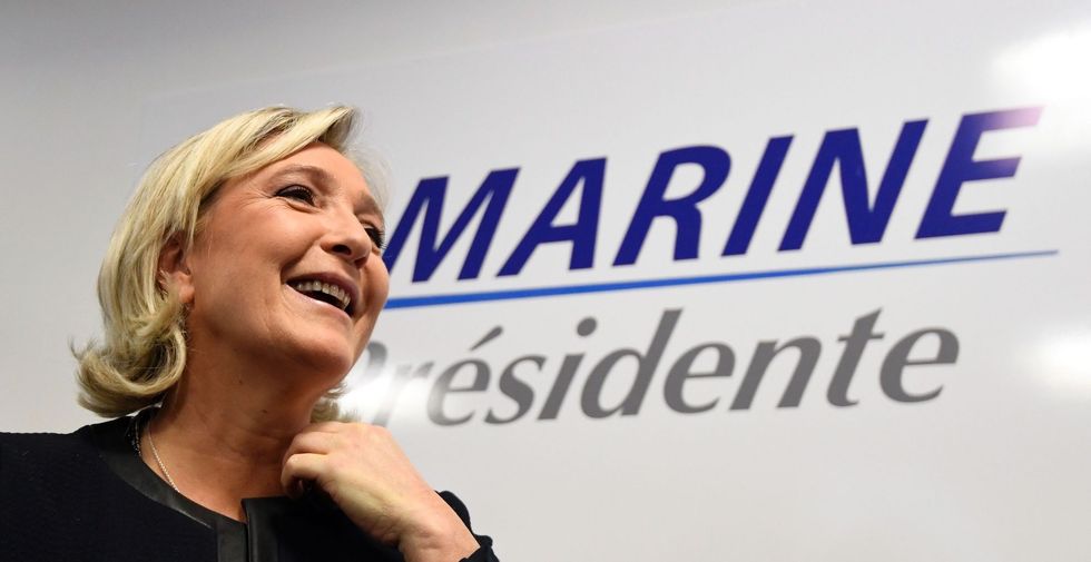 Far-right French leader: Trump's presidency could bring 'world peace