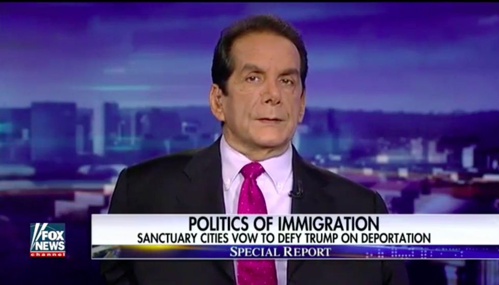 Krauthammer: Trump 'within his rights' to withhold funding from sanctuary cities
