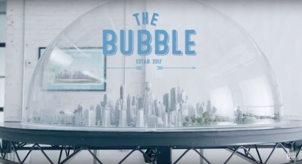 Watch: 'SNL' skewers liberals in 'The Bubble' skit