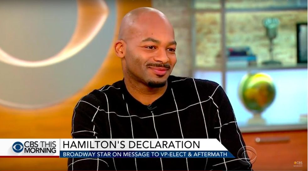 Hamilton' actor who singled out VP-elect Pence in viral Broadway moment responds to criticism