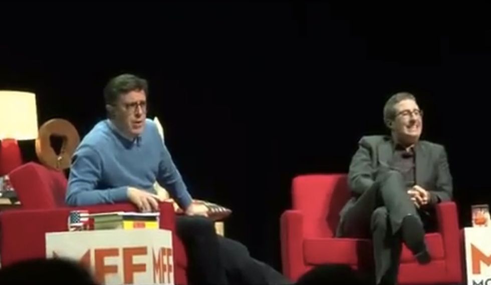 Stephen Colbert recoiled at Trump victory jokes on Election Night: 'There will be no laughter!