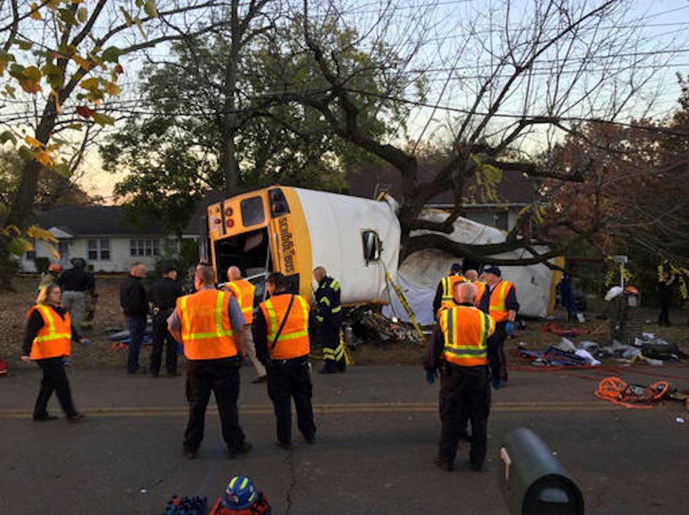Elementary school bus driver in deadly crash arrested, charged