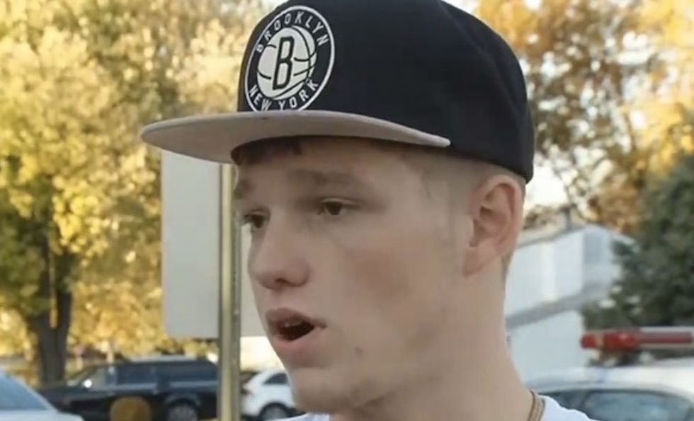 Son convinces mother to buy a gun and learn to shoot. Alleged burglars obviously missed that memo.