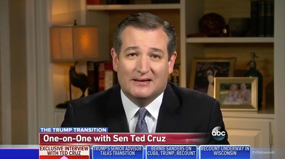 Ted Cruz makes it very clear that Obama should not send anyone to Castro's funeral