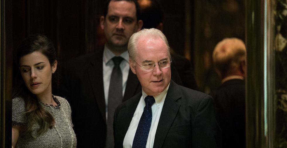 Trump taps Obamacare critic Tom Price to lead Health and Human Services