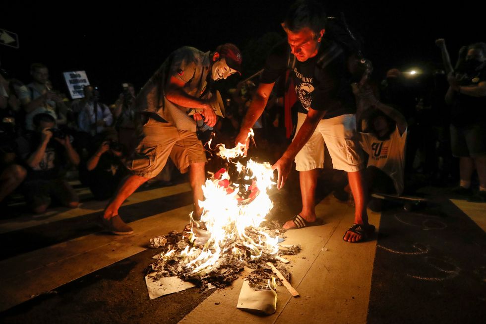 WaPo editorial board: Trump's call to punish flag-burners unconstitutional