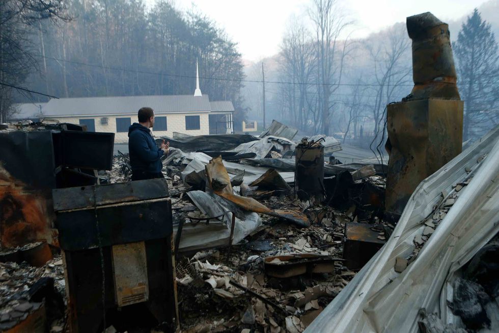Dollywood employee discovers 'divine warning' on fire-ravaged Bible page in Tennessee