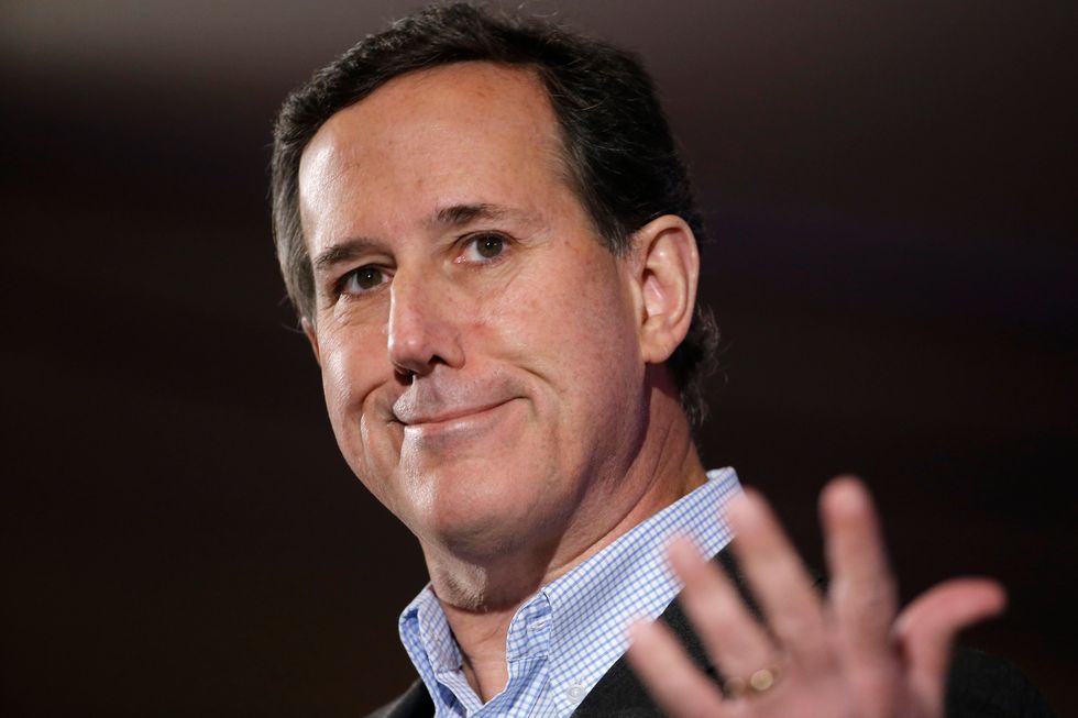 Watch Rick Santorum politely destroy obnoxious liberal hecklers