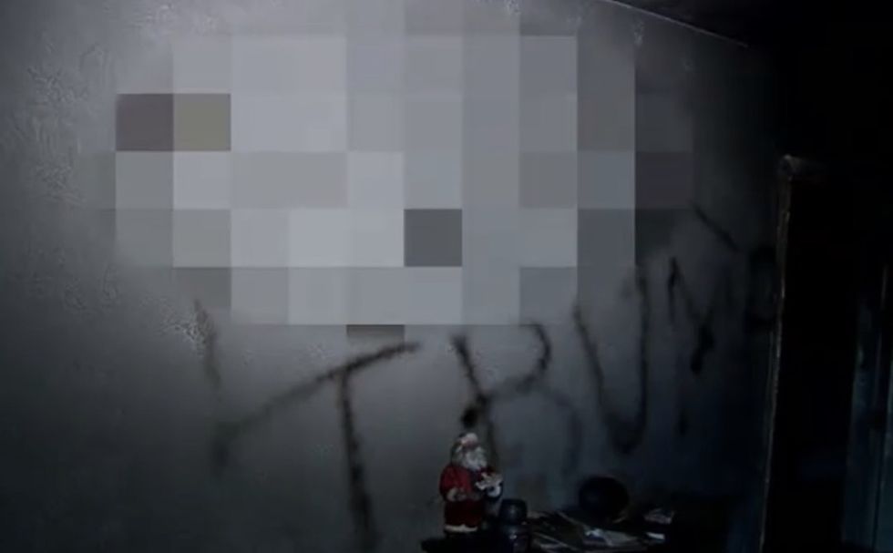 Inside pro-Trump vet's ransacked home: Kids' beds torched; racist, anti-Trump greetings on walls