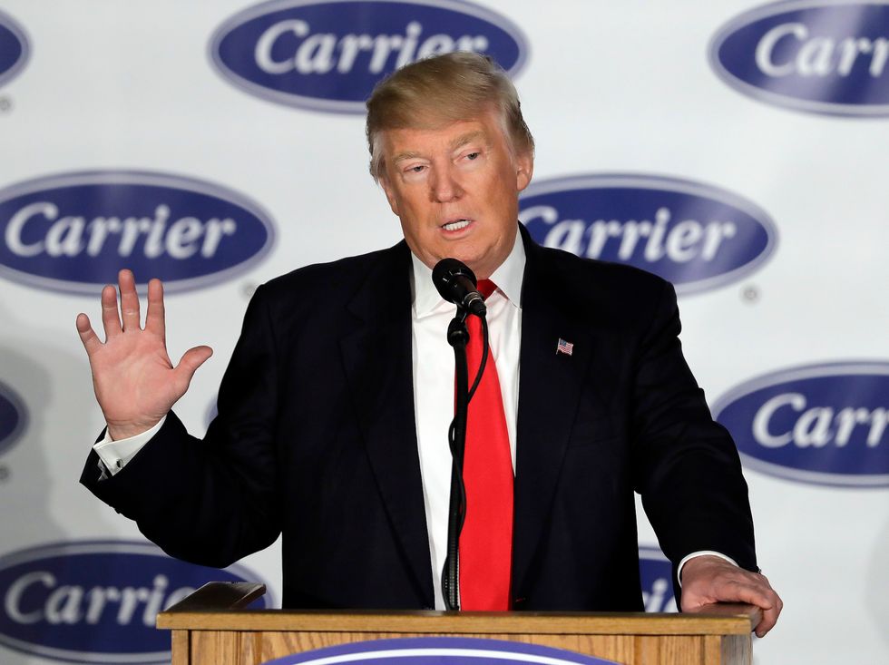 With pro-business plan, Trump vows to punish companies for leaving the U.S.