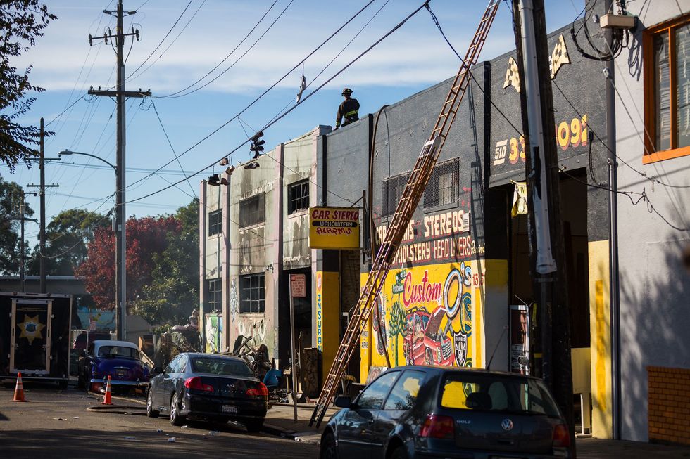 Oakland warehouse 'deathtrap' owner refuses to answer questions in very emotional interview